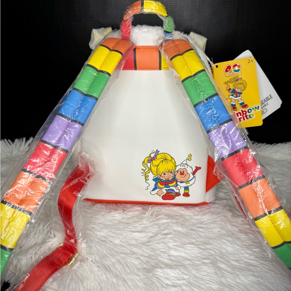 Loungefly Rainbow Brite Twink Plush Cosplay Light Up Mini Backpack - Picture 4 of 13